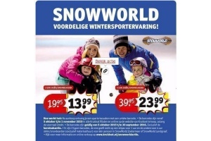 snowworld 1 uur ski en euml n snowboarden