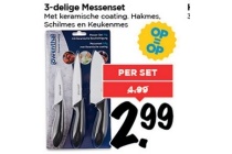 3 delig messenset
