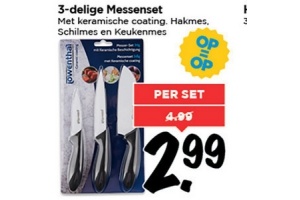 3 delig messenset