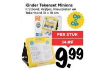 kinder tekenset minions