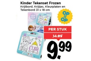 kinder tekenset frozen