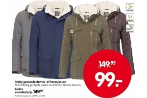 teddy gevoerde dames of heren ajssen