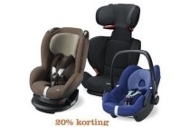 maxi cosi autostoelen met 20 korting