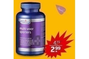 trekpleister multivitamine voor sporters