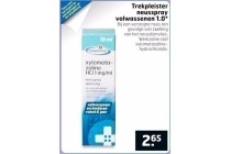 trekpleister neusspray volwassenen 1 0