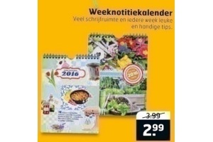 weeknotitiekalender