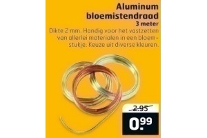 aluminium bloemistendraad