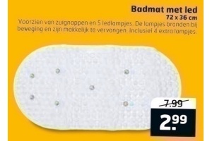 badmat met led