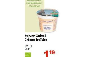 zuiver zuivel creme fraiche