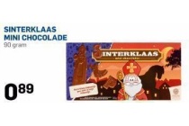 sinterklaas mini chocolade