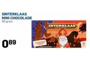 sinterklaas mini chocolade