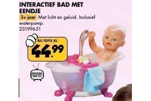 interactief bad met eendje