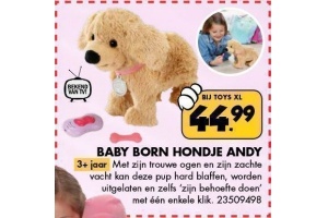 baby born hondje andy