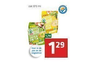 spar soep in zak
