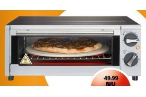 pizzasteenoven met grill