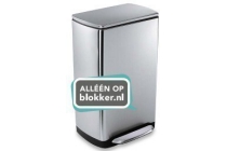 simplehuman pedaalemmer rectangular new generation