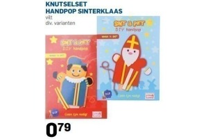 knutselset handpop sinterklaas