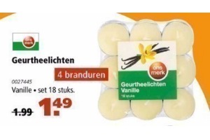 geurtheelichten vanille