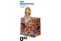 sint snoep bakjes