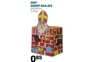 sint snoep bakjes