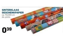 sinterklaas geschenkpapier