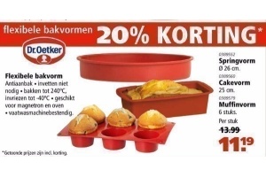 dr oetker flexibele bakvormen