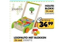 loopauto met blokken