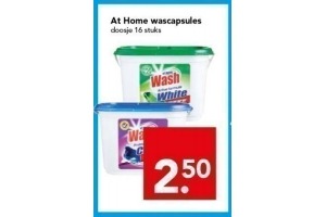 at home wascapsules
