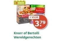 knorr of bertolli wereldgerechten