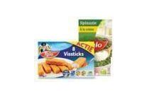 iglo vissticks 8 stuks of spinazie en agrave la cr en egrave me 750 gram