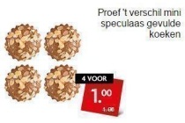 proef t verschil mini speculaas gevulde koeken