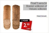 proef t verschil boeren volkoren of veluws volkoren