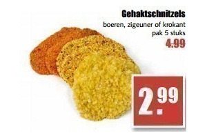 gehaktschnitzels