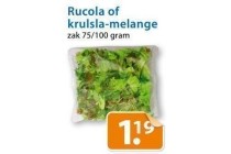 rucola of krulsla melange