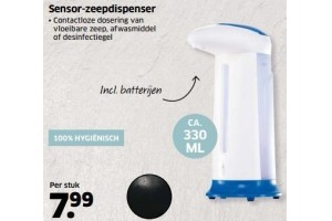 sensor zeepdispenser