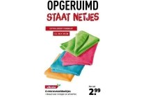 4 microvezeldoekjes
