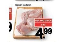 konijn in delen