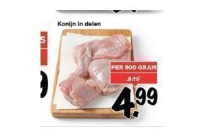konijn in delen