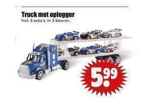 truck met oplegger
