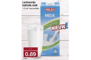 lactosevrije halfvolle melk