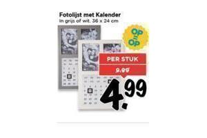 fotolijst met kalender