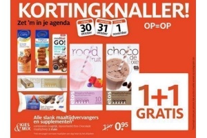 maaltijdvervangers en voedingssupplementen