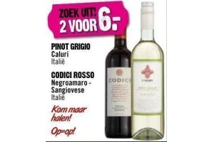 caluri pinot grigio en codici rosso