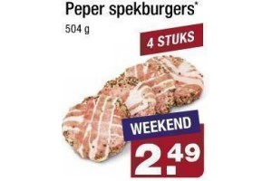 peper spekburgers