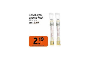 con duran exentis fuet