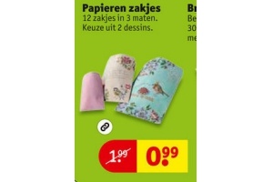 papieren zakjes