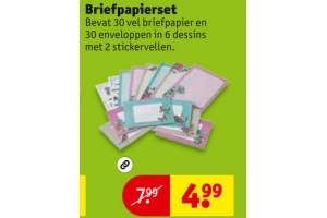 briefpapierset