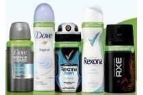 het hele deodorant assortiment