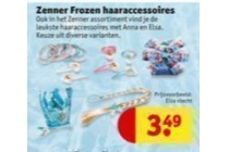 zenner frozen haaraccessoires