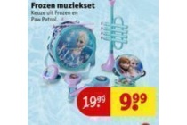 frozen muziekset